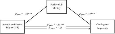 Coming Out to Parents in Lesbian and Bisexual Women: The Role of Internalized Sexual Stigma and Positive LB Identity